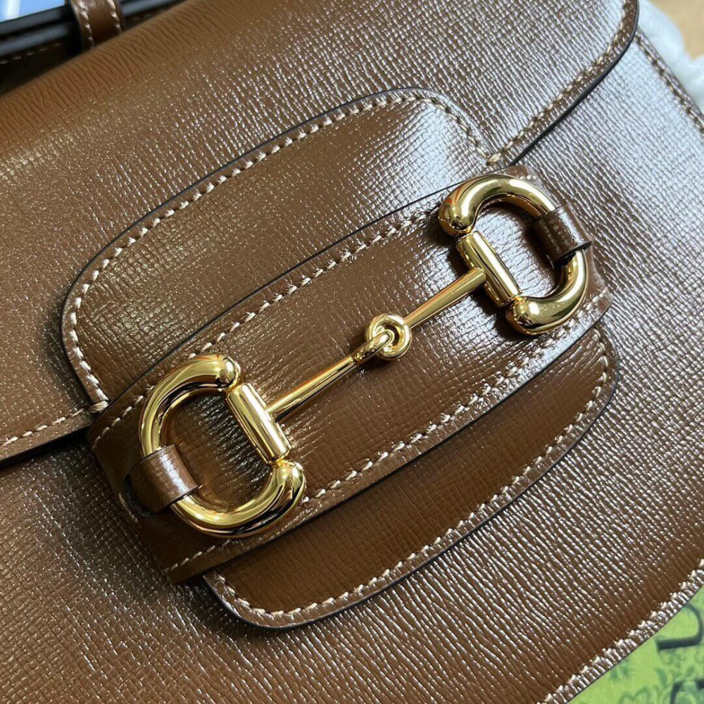 Gucci Leather Horsebit 1955 Mini Rounded Bag 760191