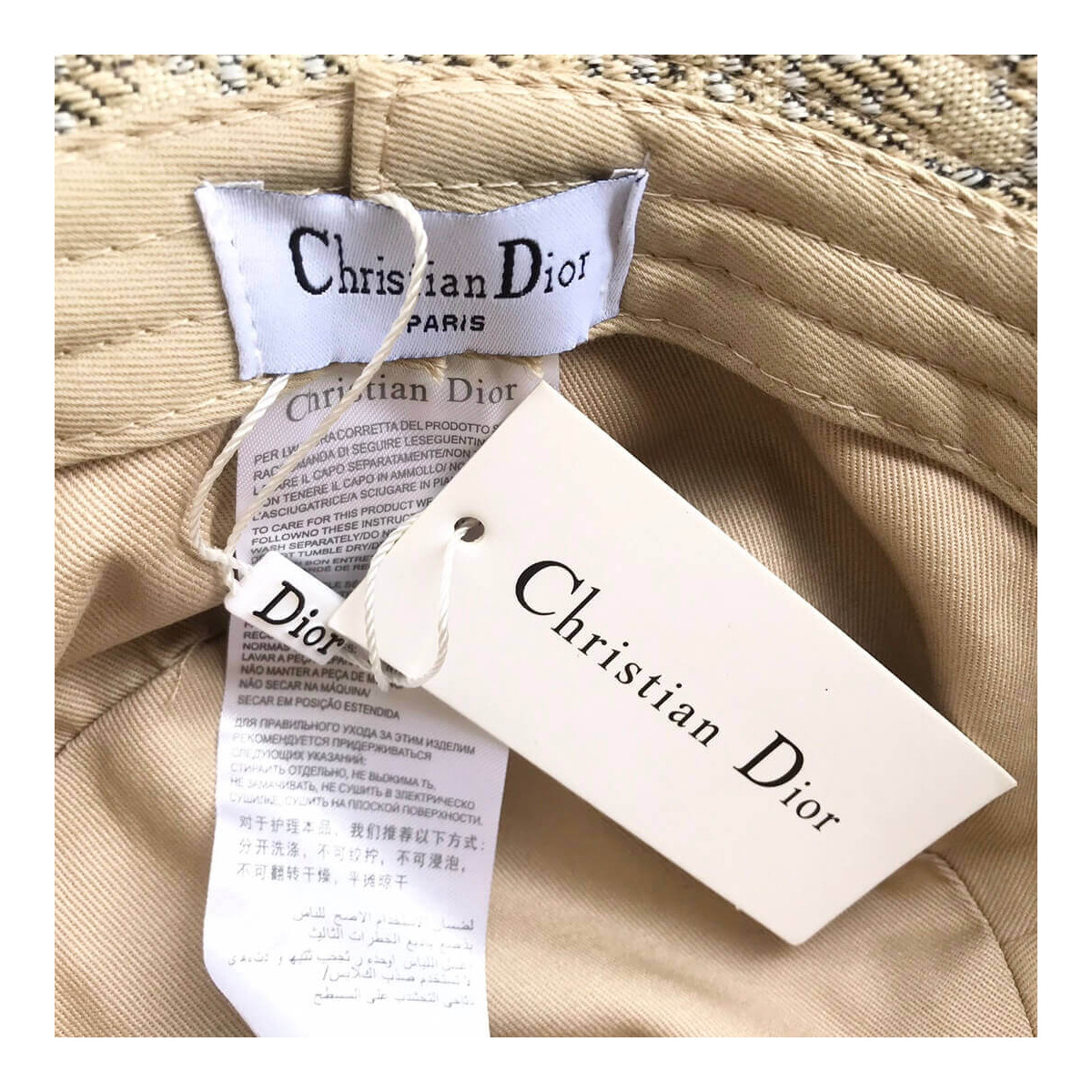 Christian Dior Oblique Canvas Bucket Hat 48851