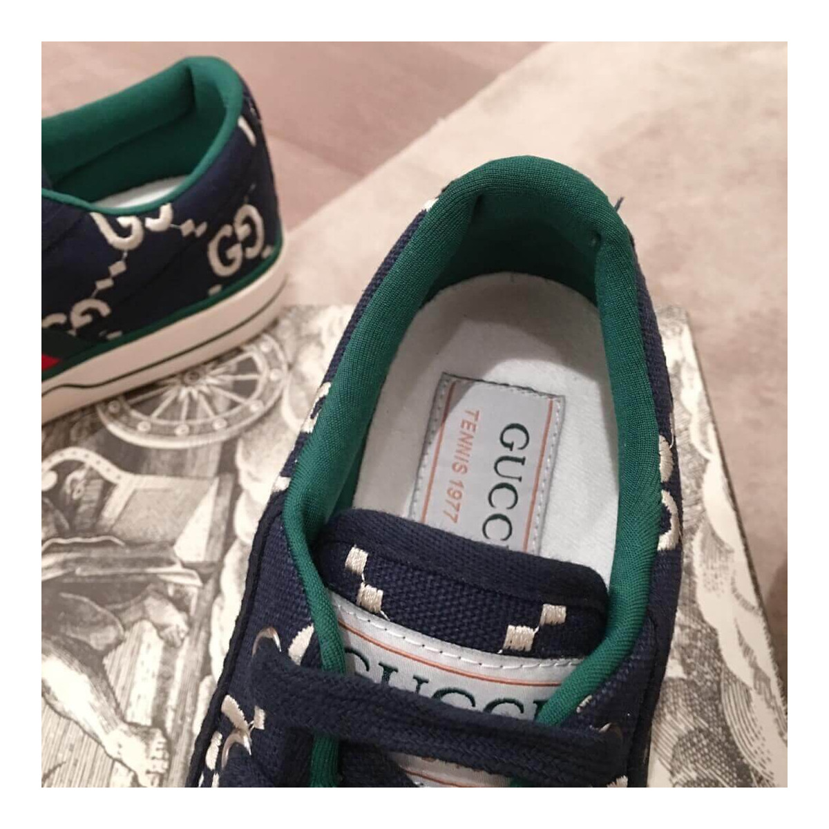 Gucci Tennis 1977 Sneaker 606110 Blue