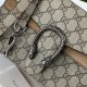 Gucci Small Dionysus Top Handle Bag 739496 Taupe Suede Trim