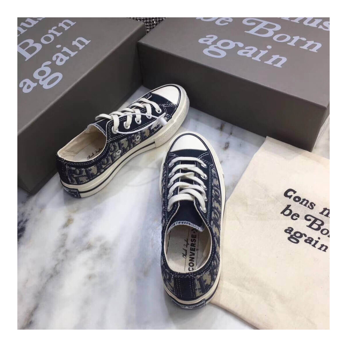 Dior X Converse B23 Low-Top Sneakers 3SN249