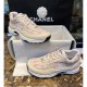 Chanel Tweed Low Cut Sneakers G38299 Pink