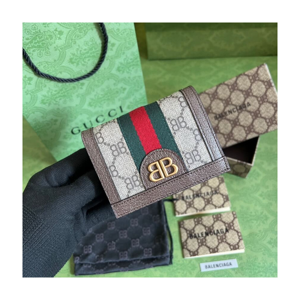 Balenciaga x Gucci Hacker Card Case Wallet 680385