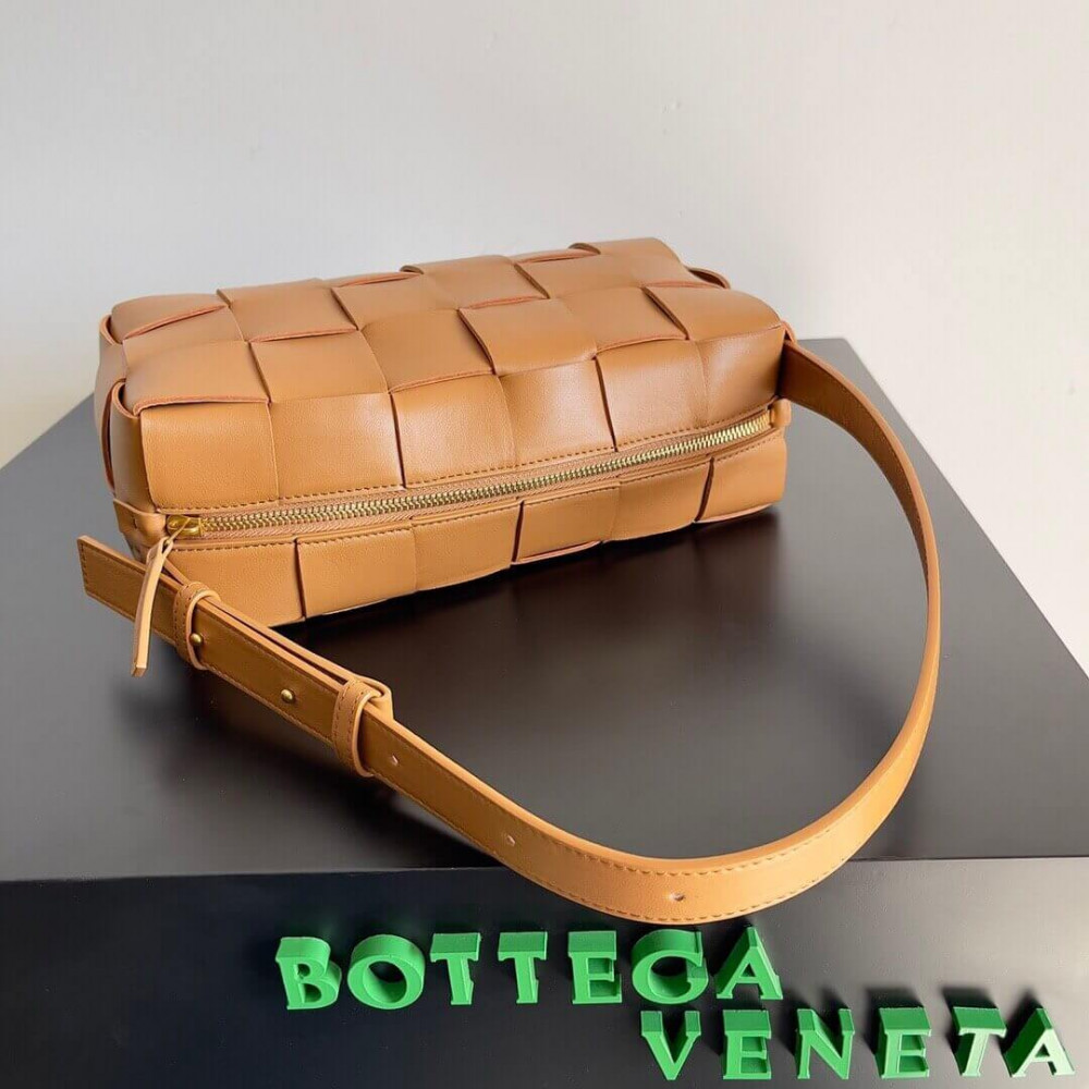 Bottega Veneta Brick Cassette Camel