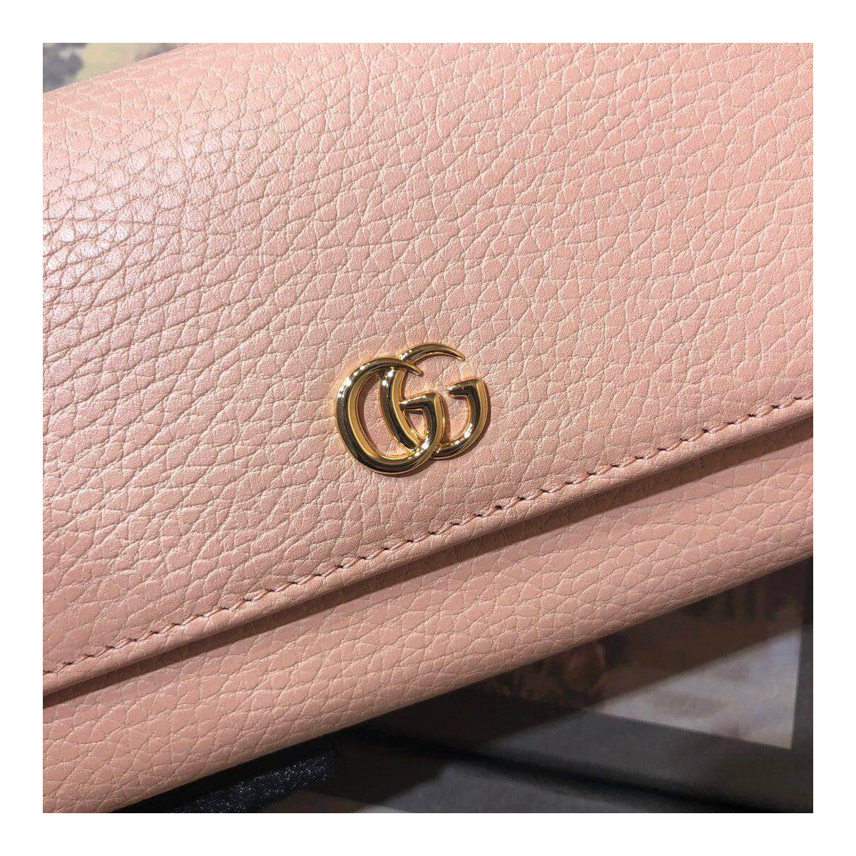 Gucci Leather Continental Wallet 456116