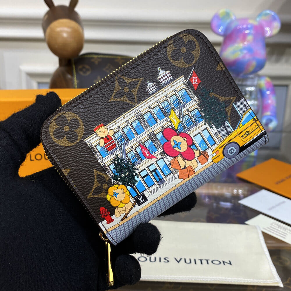 Louis Vuitton Christmas Animation 2022 Zippy Coin Purse M81629