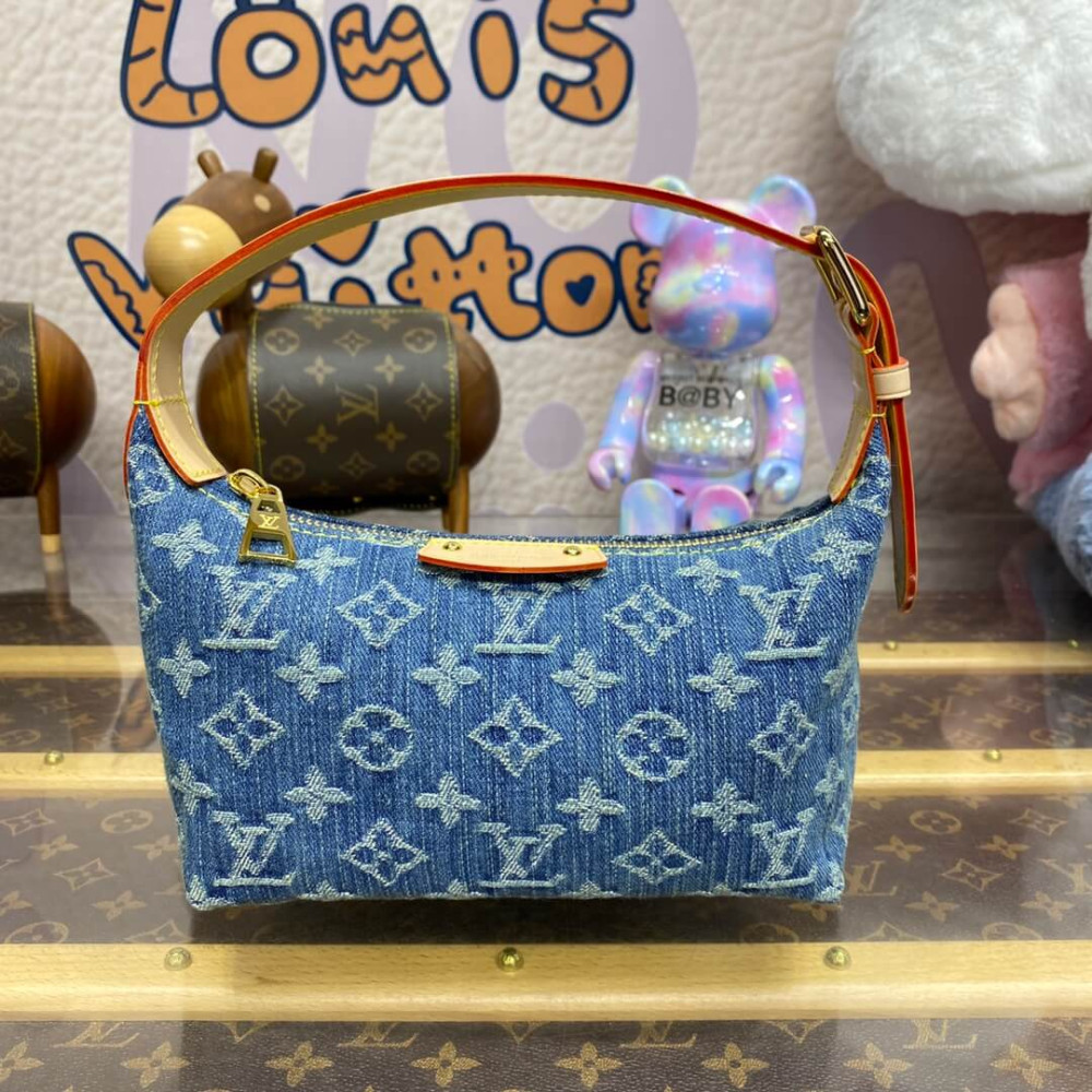 Louis Vuitton Monogram Denim Hills Pochette Bag M82949