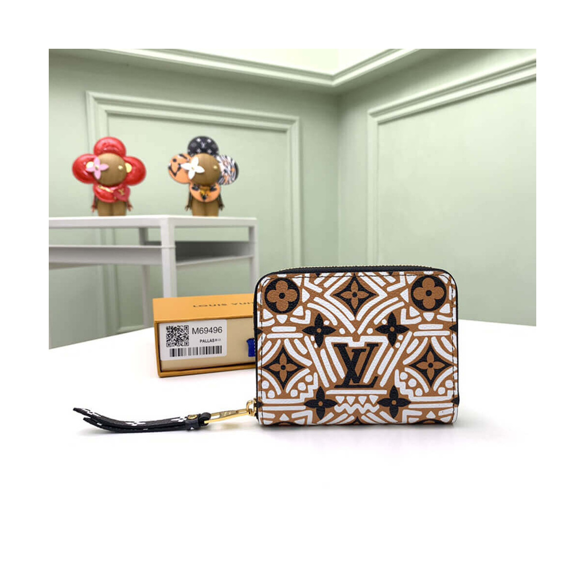 Louis Vuitton LV Crafty Zippy Coin Purse M69496