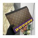 Louis Vuitton Pochette Voyage MM Monogram LV Rubber M80792