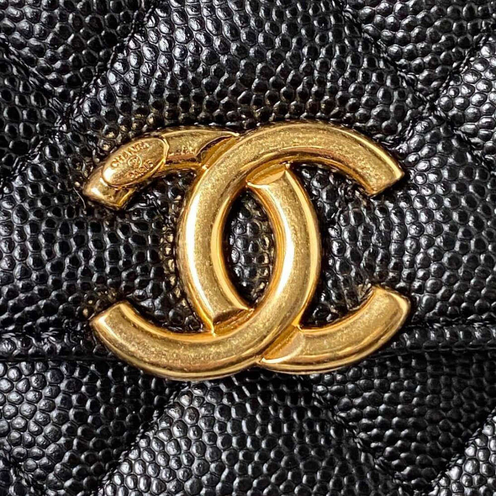 Chanel Grained Calfskin Wallet on Chain AP3019