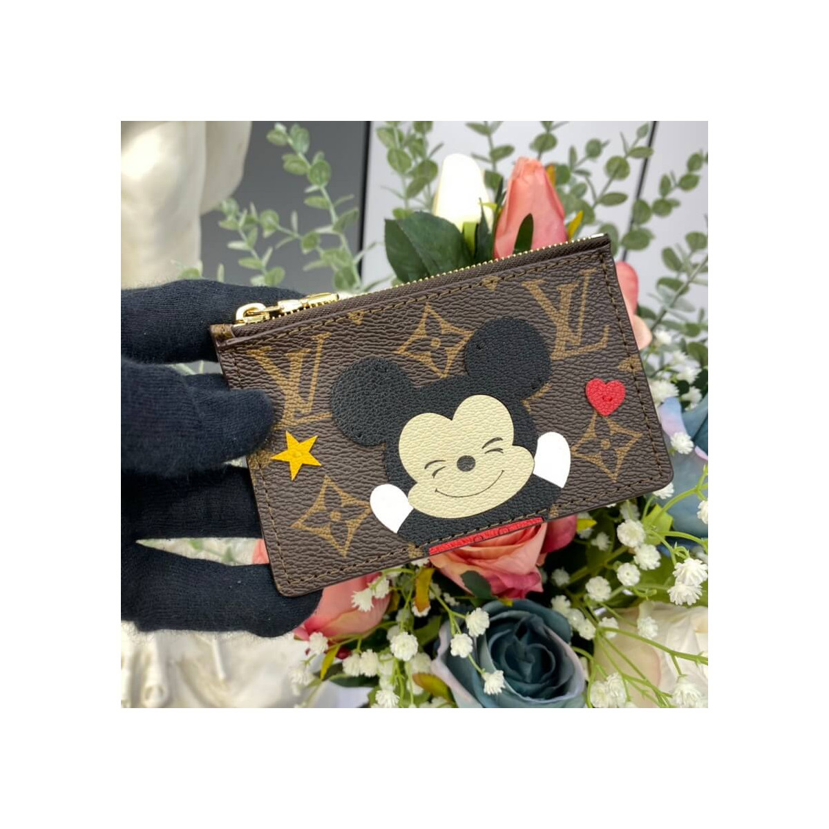 Louis Vuitton Mickey Mouse Coin &amp; Card Holder