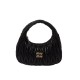 Miu Miu Wander Matelasse Nappa Leather Hobo Bag 5BC153 Black