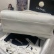 Chanel Deauville Cotton &amp; Calfskin Large Shopping Bag AS93786