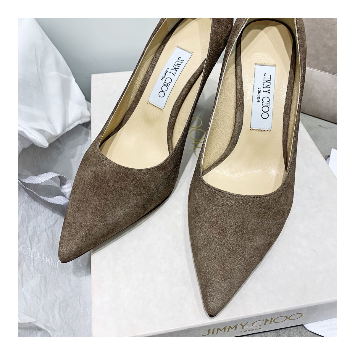 Jimmy Choo Romy Suede Pumps 120011