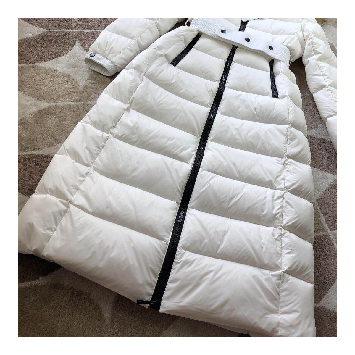 Moncler Hudson Long Puffer Coat w/ Fur Hood F209