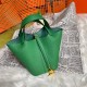 Hermes Picotin Lock Bag in Taurillon Clemence Bambou