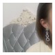 Chanel Icon Chain Party Style Elegant Style Earrings AB4038