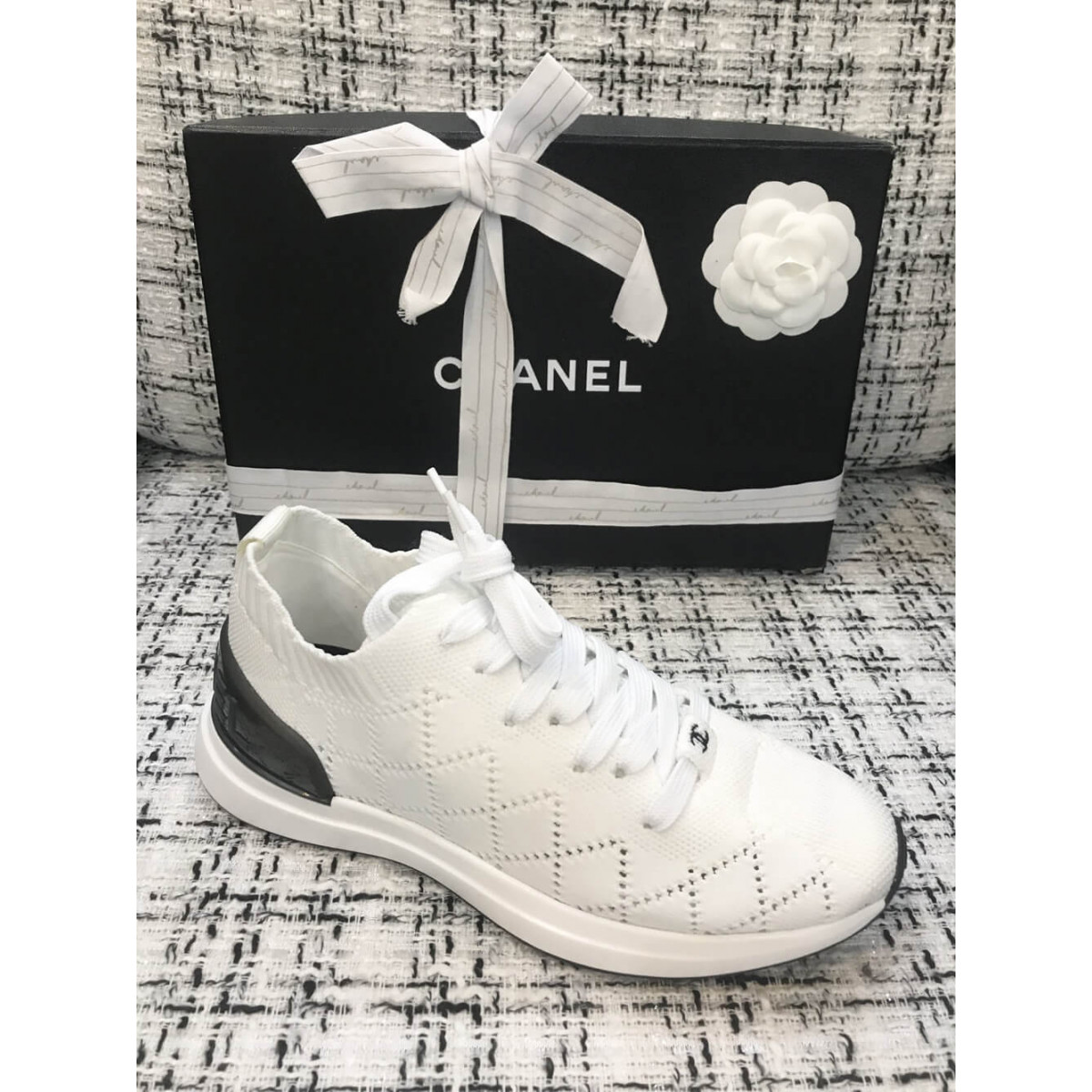 Chanel Mixed Fibers Sneakers G35549