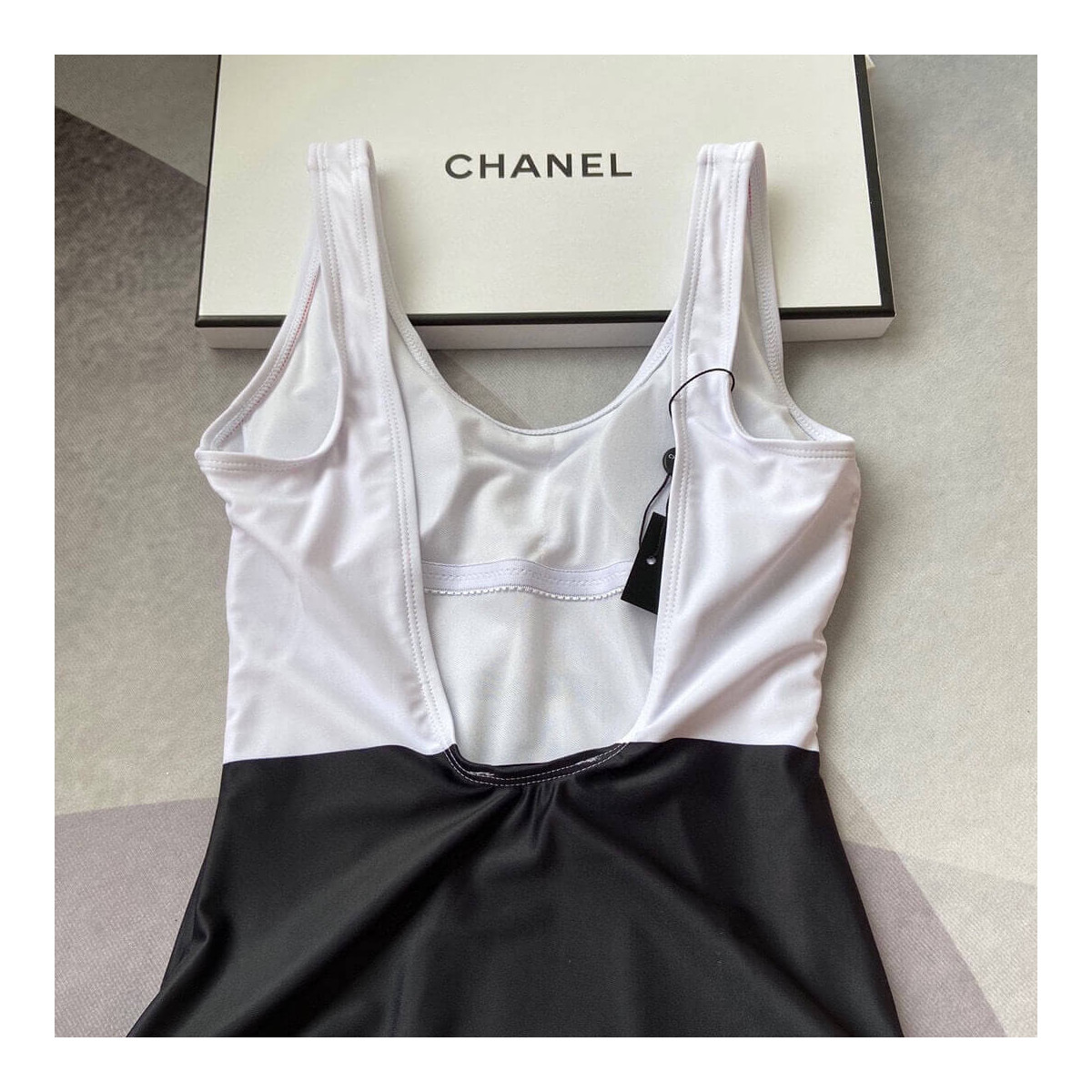 Chanel CC Logo One Piece Swimsuit P62751