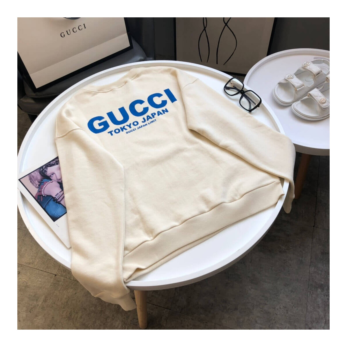 Gucci Embroidered Doraemon Logo Sweatshirt 617965