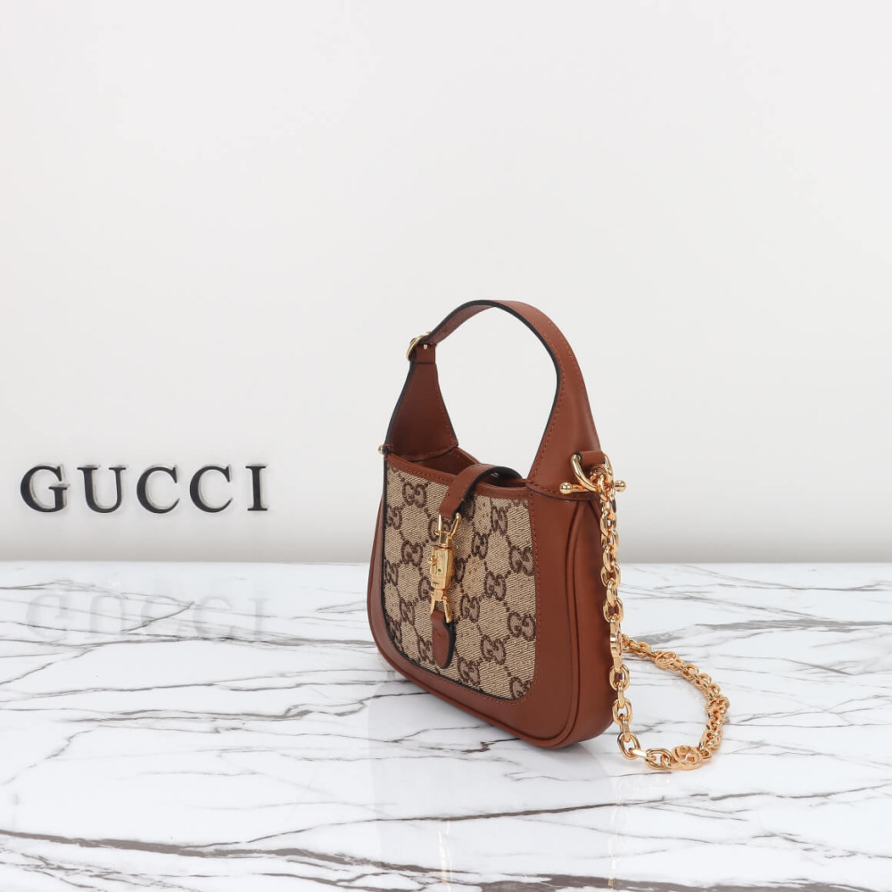 Gucci Jackie 1961 Crystal GG Mini Shoulder Bag 675799