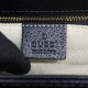 Gucci Horsebit 1955 Denim Shoulder Bag 602204 Black