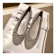 Chanel Leather CC Cap Toe Ballerinas G02819