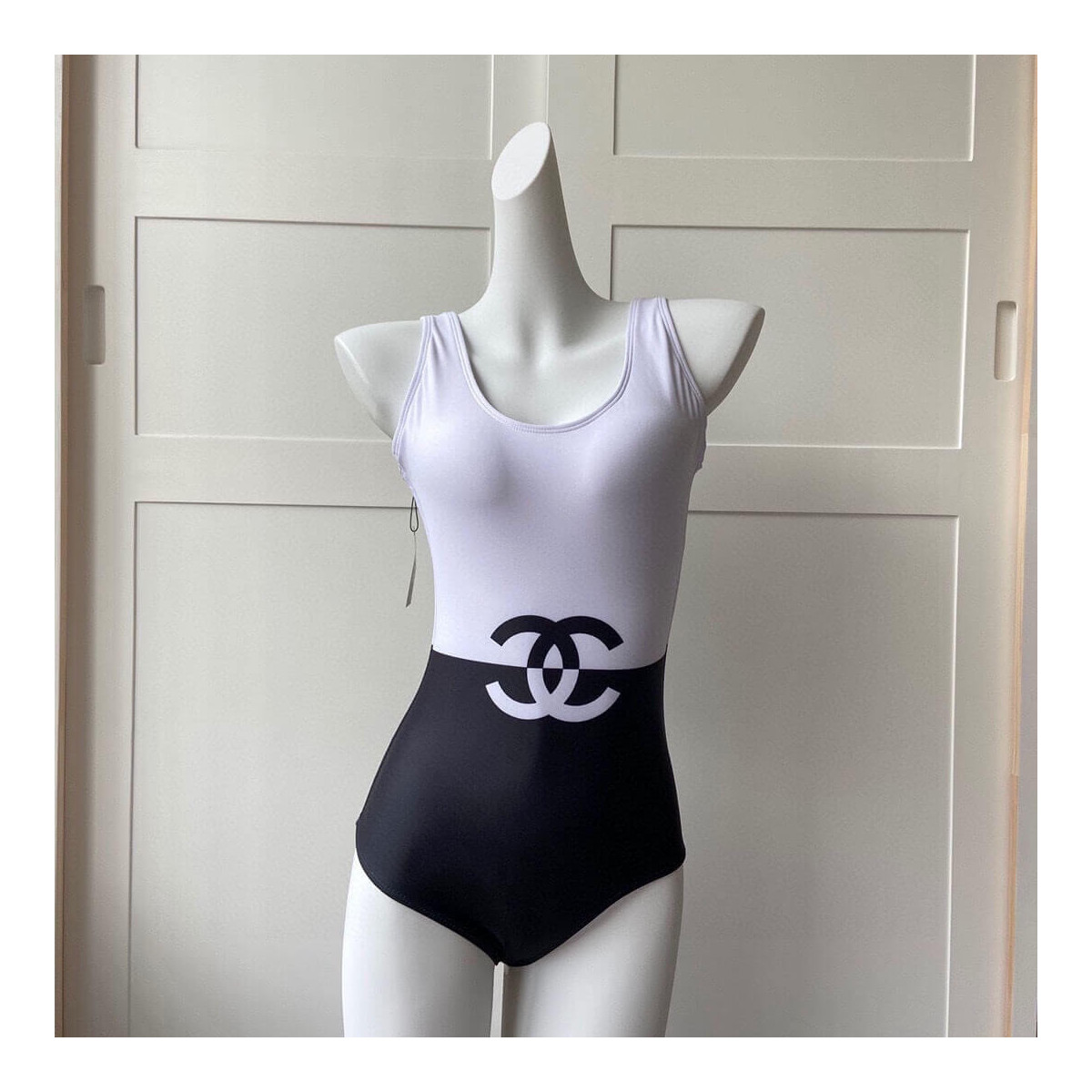 Chanel CC Logo One Piece Swimsuit P62751