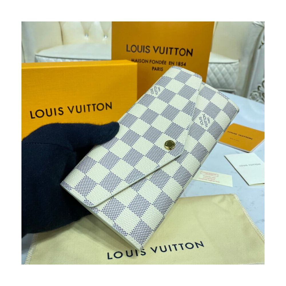 Louis Vuitton Damier Azur Sarah WalletN63208