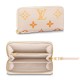 Louis Vuitton Monogram Empreinte Gradient Zippy Wallet M82206 Beige Yellow