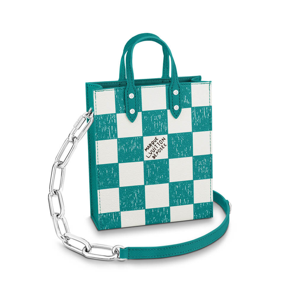 Louis Vuitton Damier Checkerboard Pattern Sac Plat XS N60495