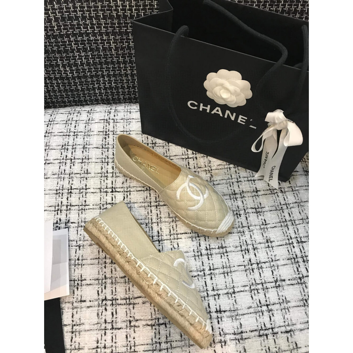 Chanel Quilted Espadrilles G32910