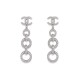 Chanel Icon Chain Party Style Elegant Style Earrings AB4038