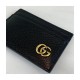 Gucci GG Marmont Metal-Free Tanned Leather Money Clip 436022