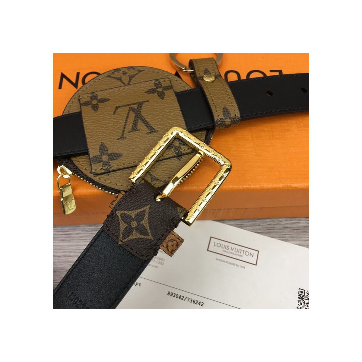 Louis Vuitton Daily Multi Pocket 30mm Belt M0345U