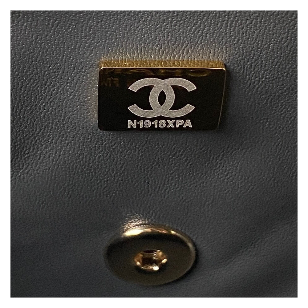 Chanel Mini Flap Bag With Metal Top Handle AS2431