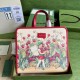 Gucci Children&#039;s Top-Handle Bag With Strawberry Fairy Print 605614