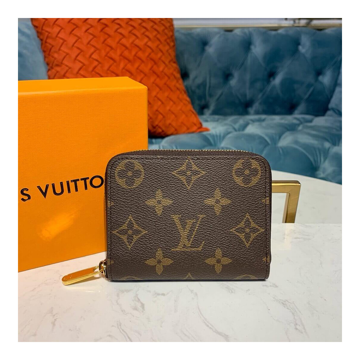 Louis Vuitton Monogram Canvas Zippy Coin Purse M60067