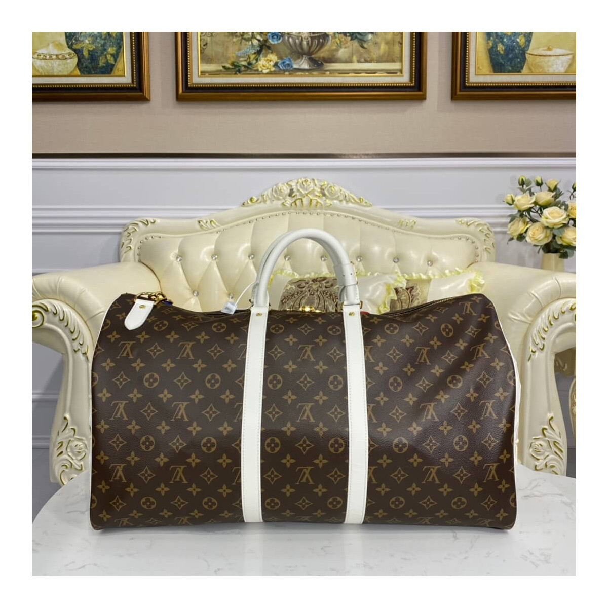 Louis Vuitton LV x NBA Basketball Keepall 55 M45586 M45587