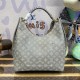 Louis Vuitton Mahina Leather Carmel Bag M23396 Grey