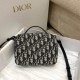 Christian Dior 30 Montaigne Box Bag Blue Oblique Jacquard S2141