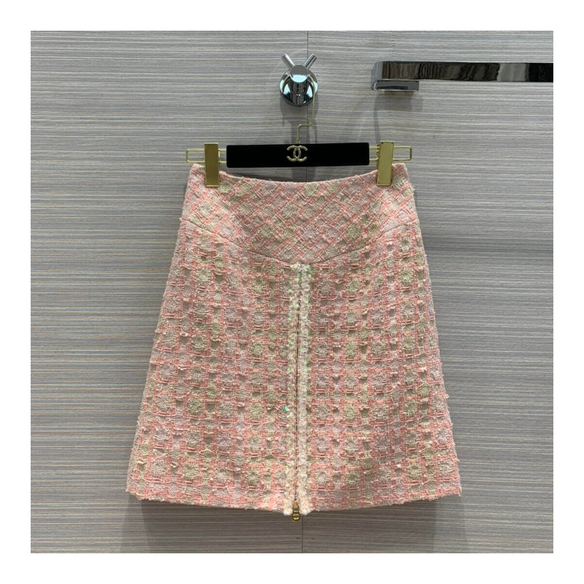 Chanel Vintage Tweed Jacket and Skirt Set A985060