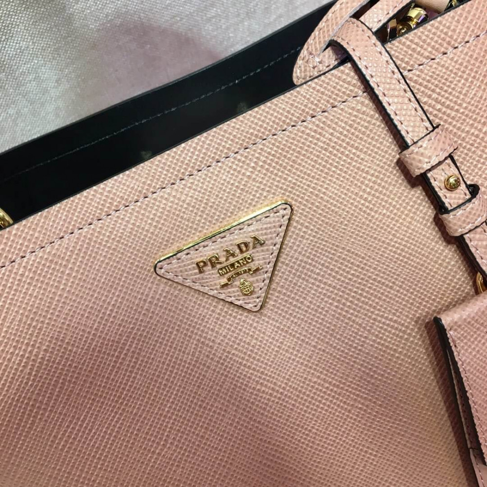 Prada Saffiano Leather Medium Panier Bag 1BA212