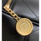 Chanel Calfskin Quilted Logo Maxi Bowling Bag AS3718