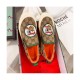 Gucci GG Disney x Gucci Loafer 875605 Green / Orange