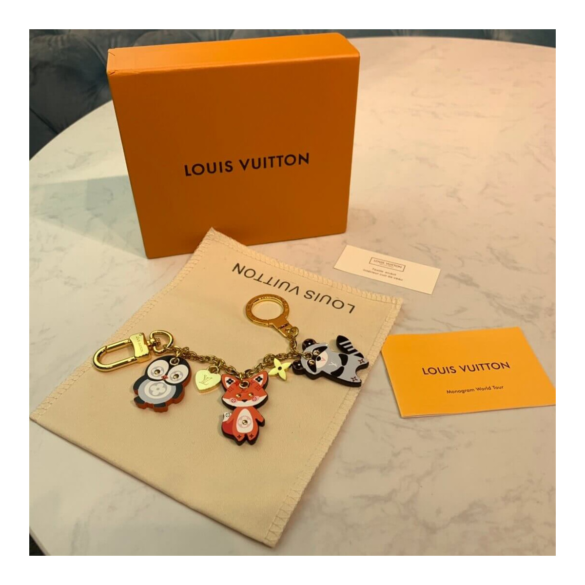 Louis Vuitton Animal Family Chain Bag Charm M68997