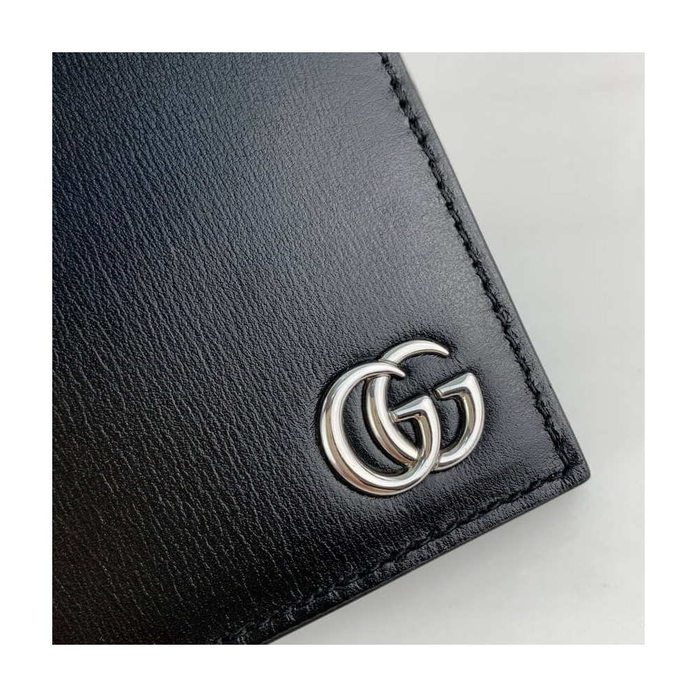 Gucci GG Marmont Smooth Leather Bi-Fold Wallet 428726