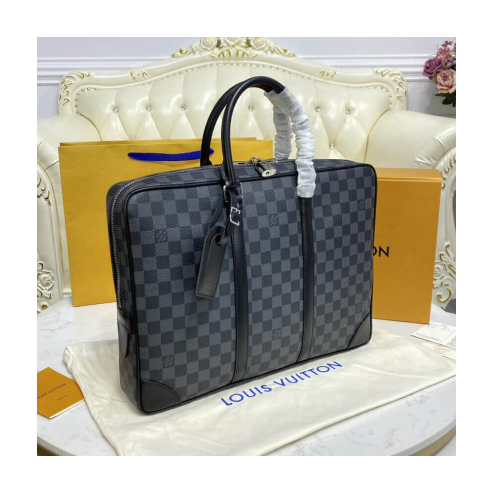 Louis Vuitton Damier Graphite Canvas Porte-Documents Voyage N41125