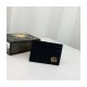 Gucci GG Marmont Metal-Free Tanned Leather Money Clip 436022