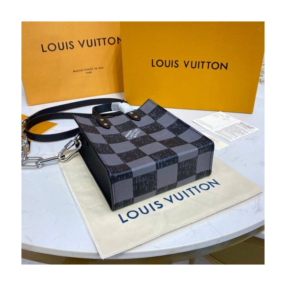 Louis Vuitton Damier Checkerboard Pattern Sac Plat XS N60479